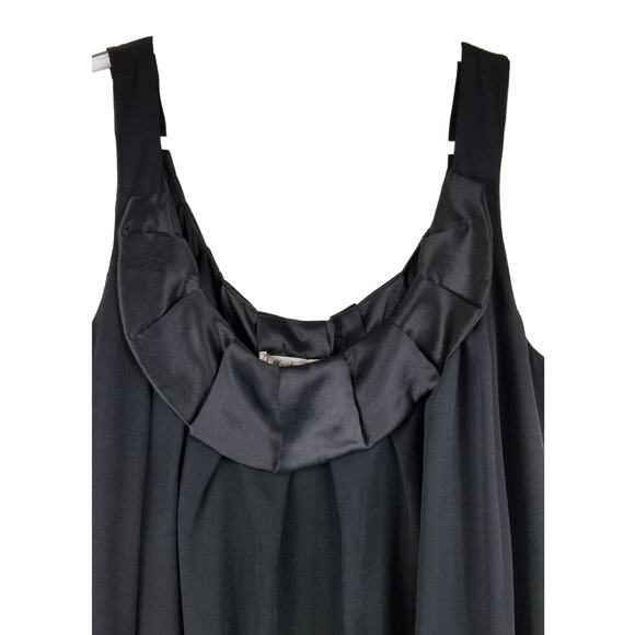 MSSP Closet Staple Black Strapless 100% Silk Dress Sz L NWT MSRP $138 - Picture 2 of 5